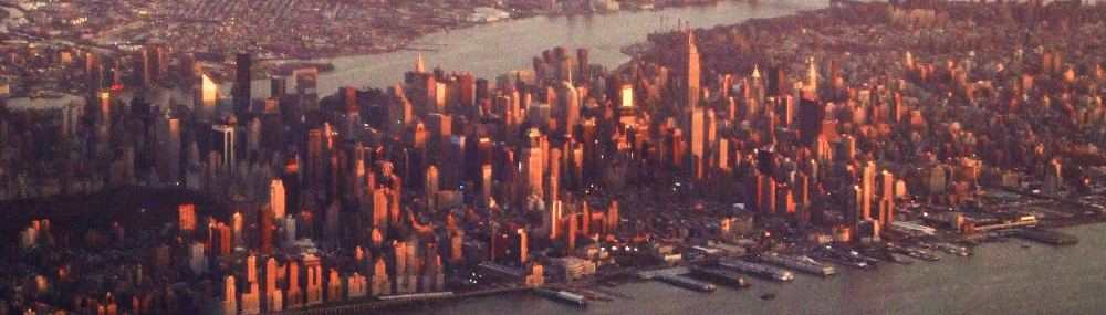 aerial photo of Manhattan